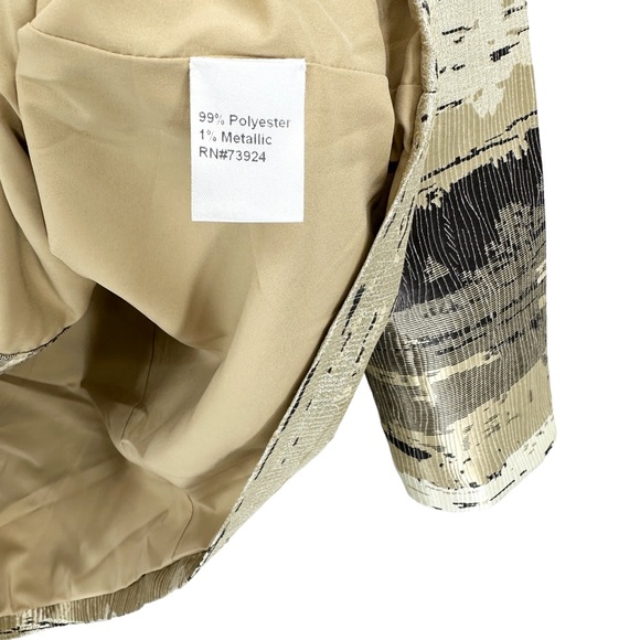 New MING WANG Jacket Snaps, Lined, Metallic - Picture 8 of 8